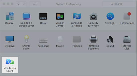 Your Brand in System Preferences