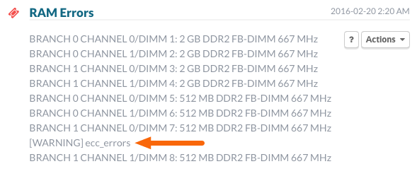 Mac RAM Error - ECC warning