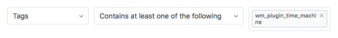 Trigger plugin tag