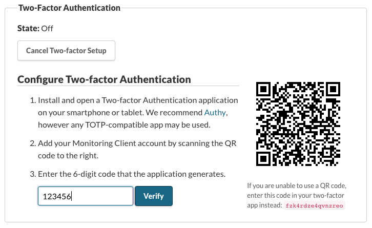 Enable Two-factor Authentication On Your Account