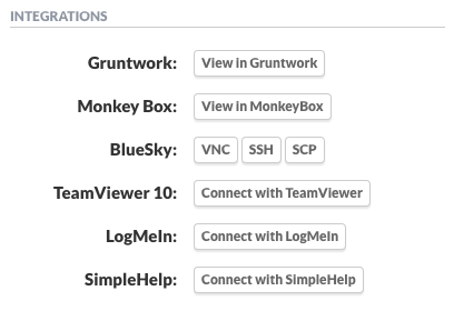 Example Integrations