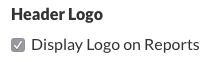 Display Header Logo