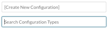 Search Configuration Types