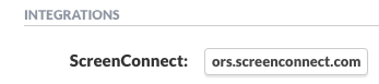 Integrations: ScreenConnect Cloud