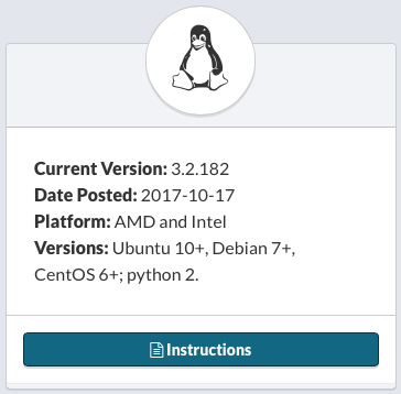 Linux Installation Instructions Dashboard