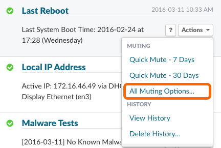 All Muting Option…