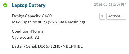 Laptop Battery > Normal Condition