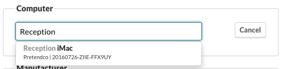 Select the Computer to associate this expiration.