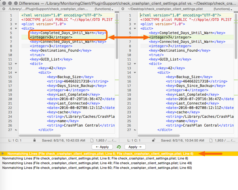 TextExpander's File Comparrison window.