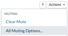 Actions menu> All Muting Options...