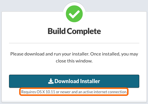 Minimum Support Version to Display