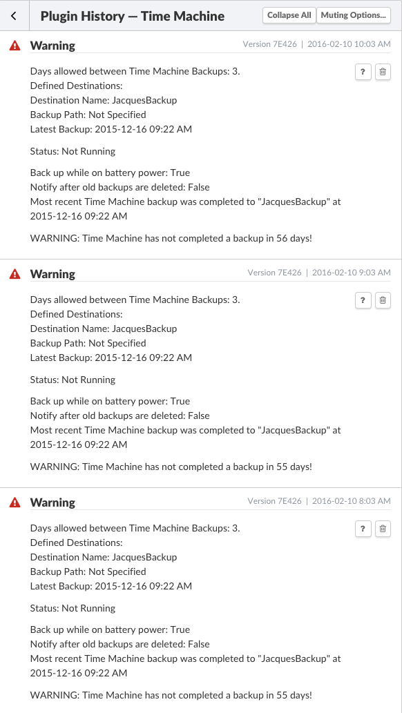 Plugin With Problems Reported