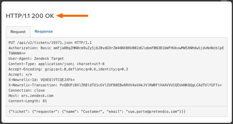 OK JSON Result
