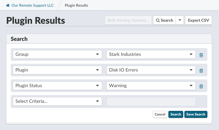 Searching Plugins