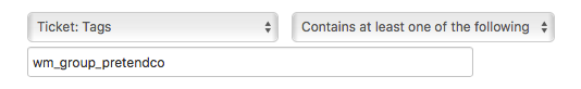 Use a group tag to organize a view