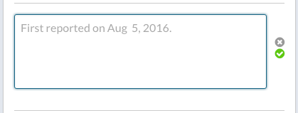 Inline Editing of Description