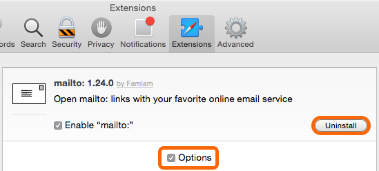 Safari: Extensions