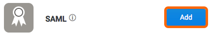 Add SAML Web App