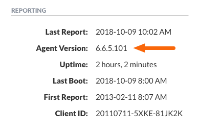 Dashboard - Agent Version