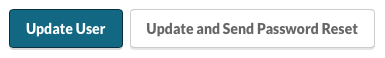 Update and Send Password Reset