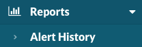 Reports > Alert History