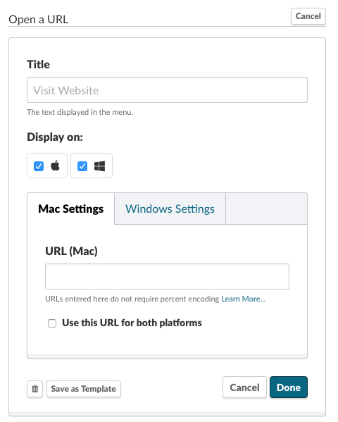 URI Launcher (http, mailto, skype, teamviewer, etc)