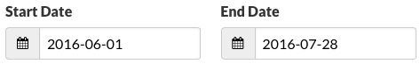 Select Date Range