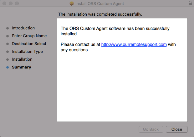 Installer.app Summary Text