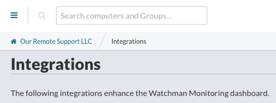 Integrations