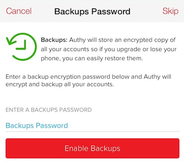 Integrated Backups