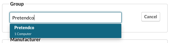 Select the Group to associate the Expiration