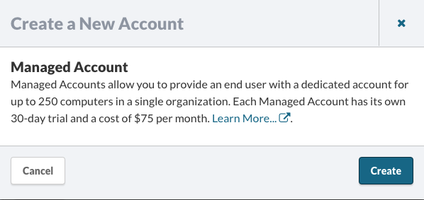 Create New Account