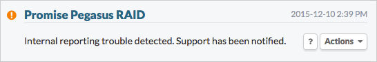 Plugin reporting Internal Problem Reports