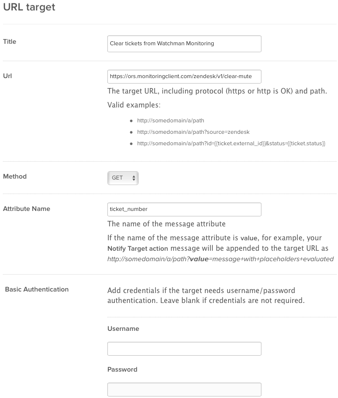 Watchman Monitoring Target Extension Example
